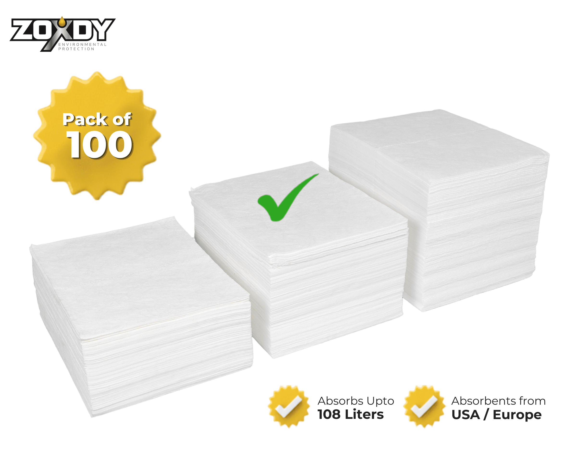 oil absorbent plain pad