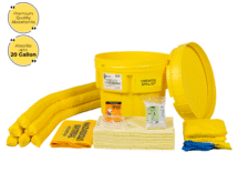20 Gallon Chemical Spill Kit in ENPAC Salvage Drum