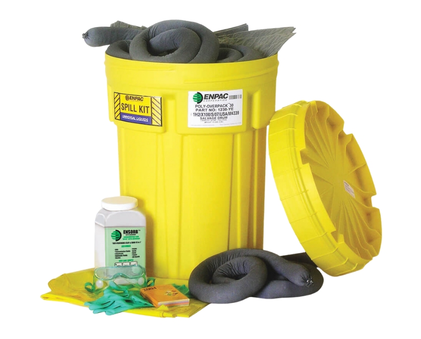 30 Gallon Universal Spill Kit in ENPAC Salvage Drum 