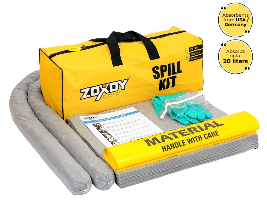 20 Liter Universal Spill Kit in Nylon Carry Bag