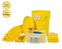 30 Gallon Chemical Spill Kit in ENPAC Salvage Drum