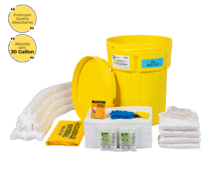 30 Gallon Oil Spill Kit in ENPAC Salvage Drum