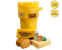 50 Gallon Chemical Spill Kit in ENPAC Wheeled Salvage Drum