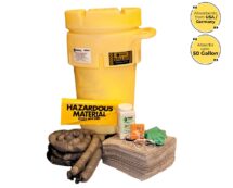 50 Gallon Universal Spill Kit in ENPAC Wheeled Salvage Drum