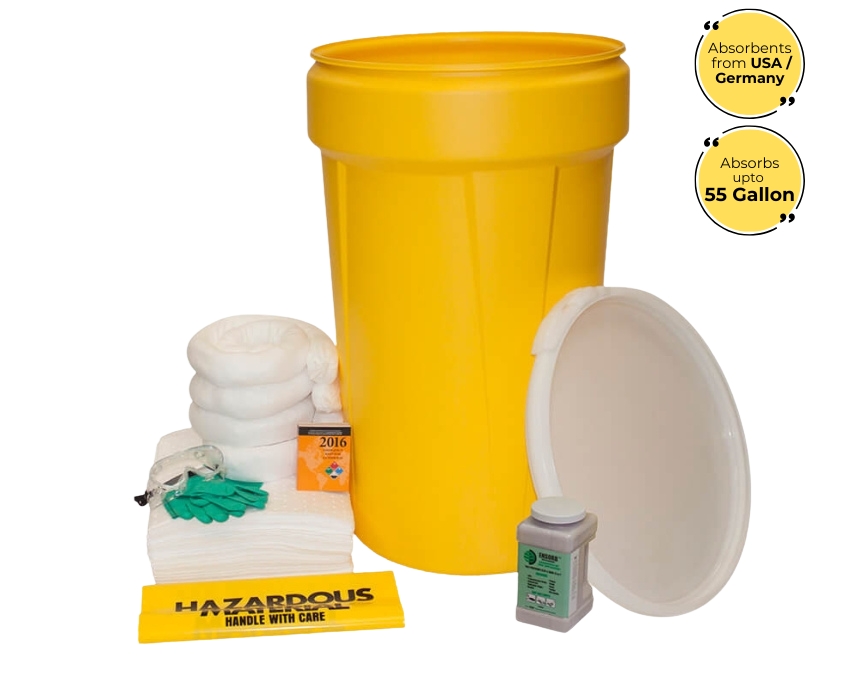 55 Gallon Oil Spill Kit in ENPAC Overpack Drum