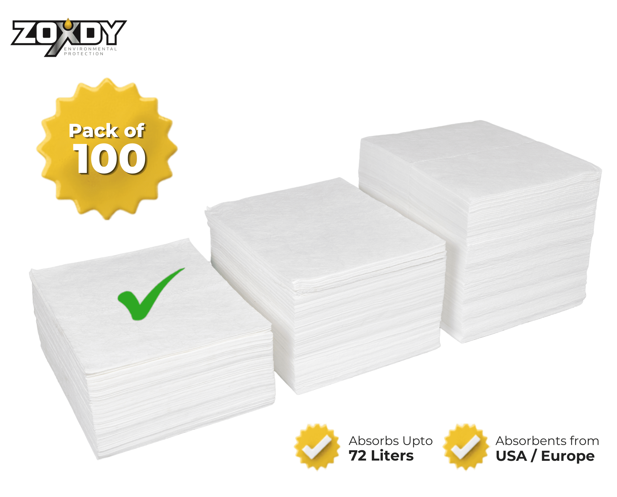 oil absorbent pad