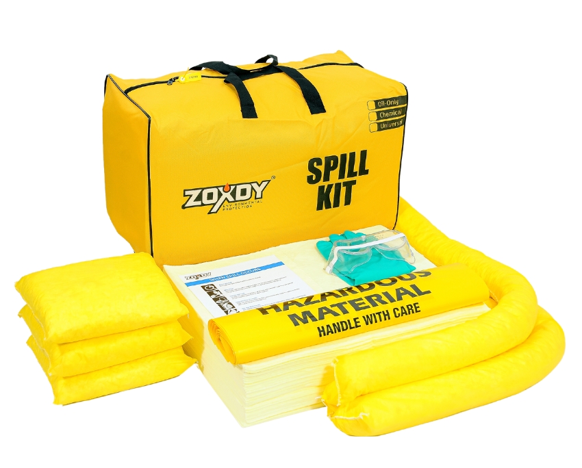 80 Liter Chemical Spill Kit in Nylon Carry Bag 