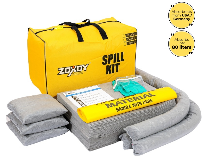 80 Liter Universal Spill Kit in Nylon Carry Bag