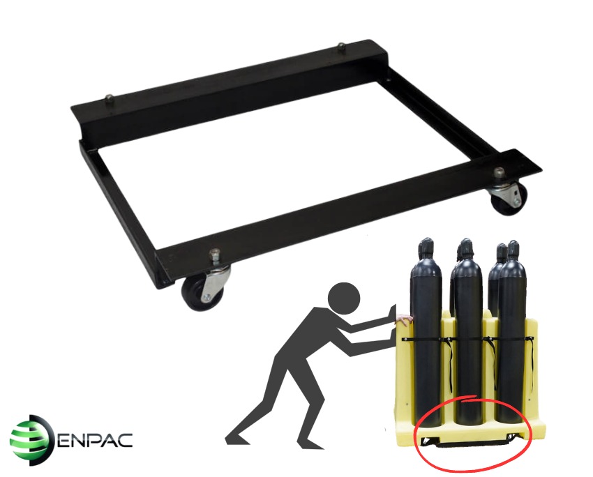 Caster Frame for Six Cylinder Rack 