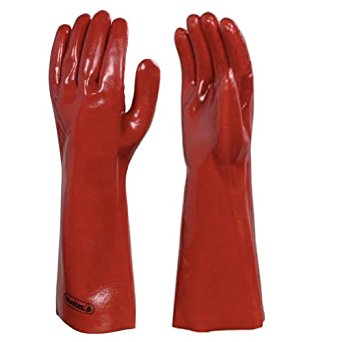 Oil and Chemical Resistant PVC Gloves, 14″ Long 