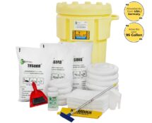 ENSORB Granular Spill Kit in 95 Gallon Wheeled Salvage Drum