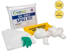 Lubetech Oil Spill Kit in Transparant Carry Bag, 20 Liter