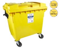 Lubetech Universal Spill Kit in Four Wheeled Bin, 1000 Liters