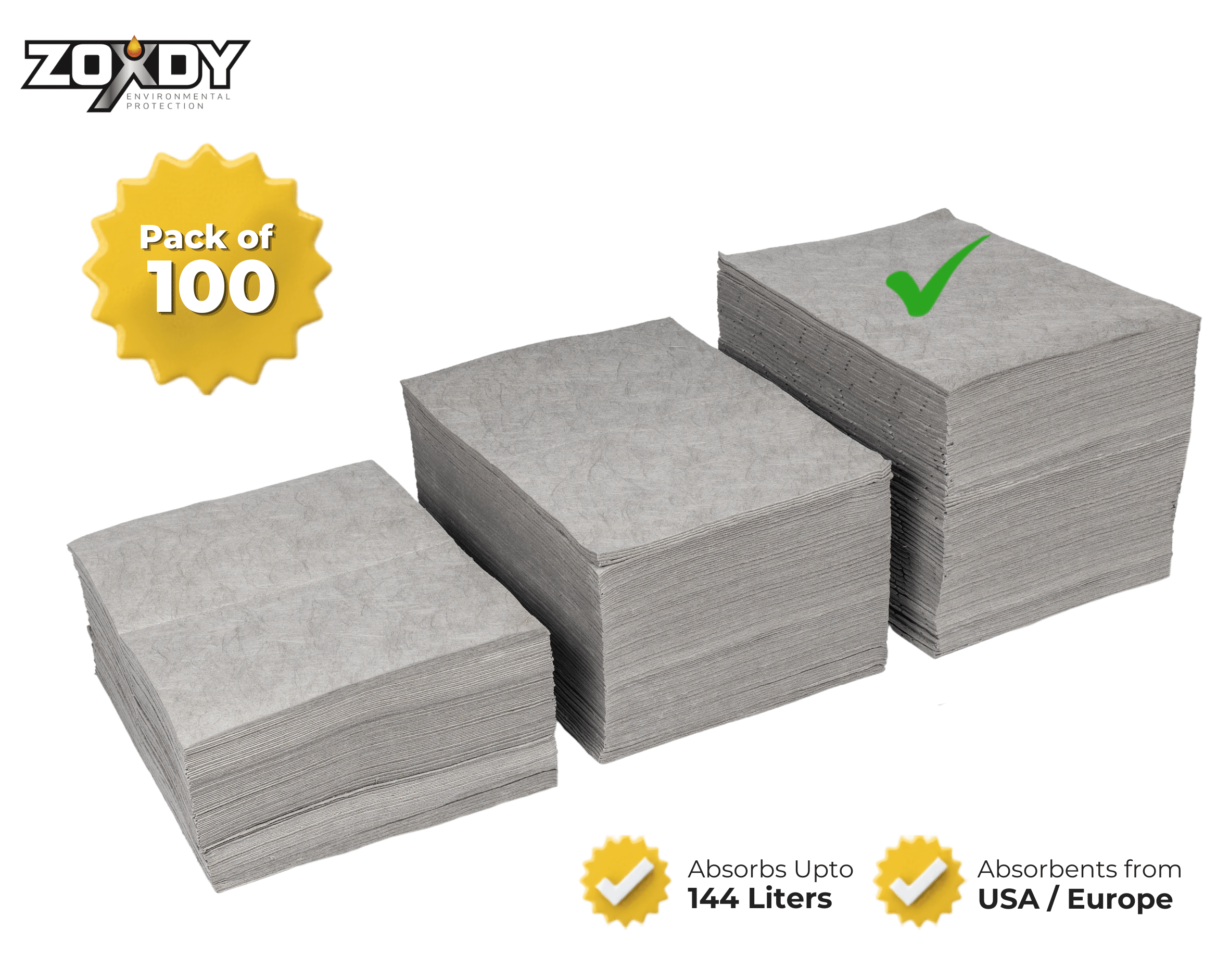 universal absorbent plain pad