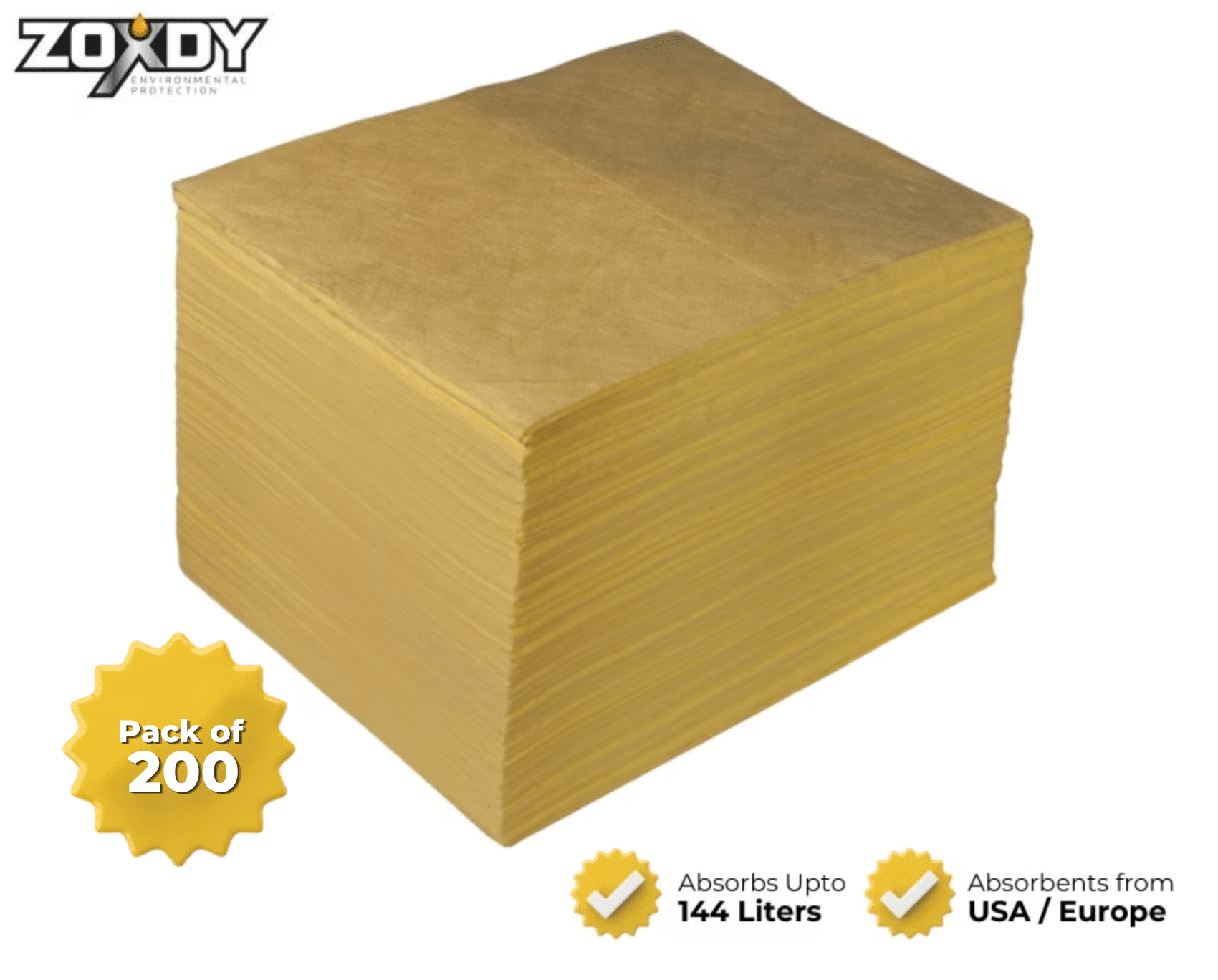 chemical absorbent plain pad