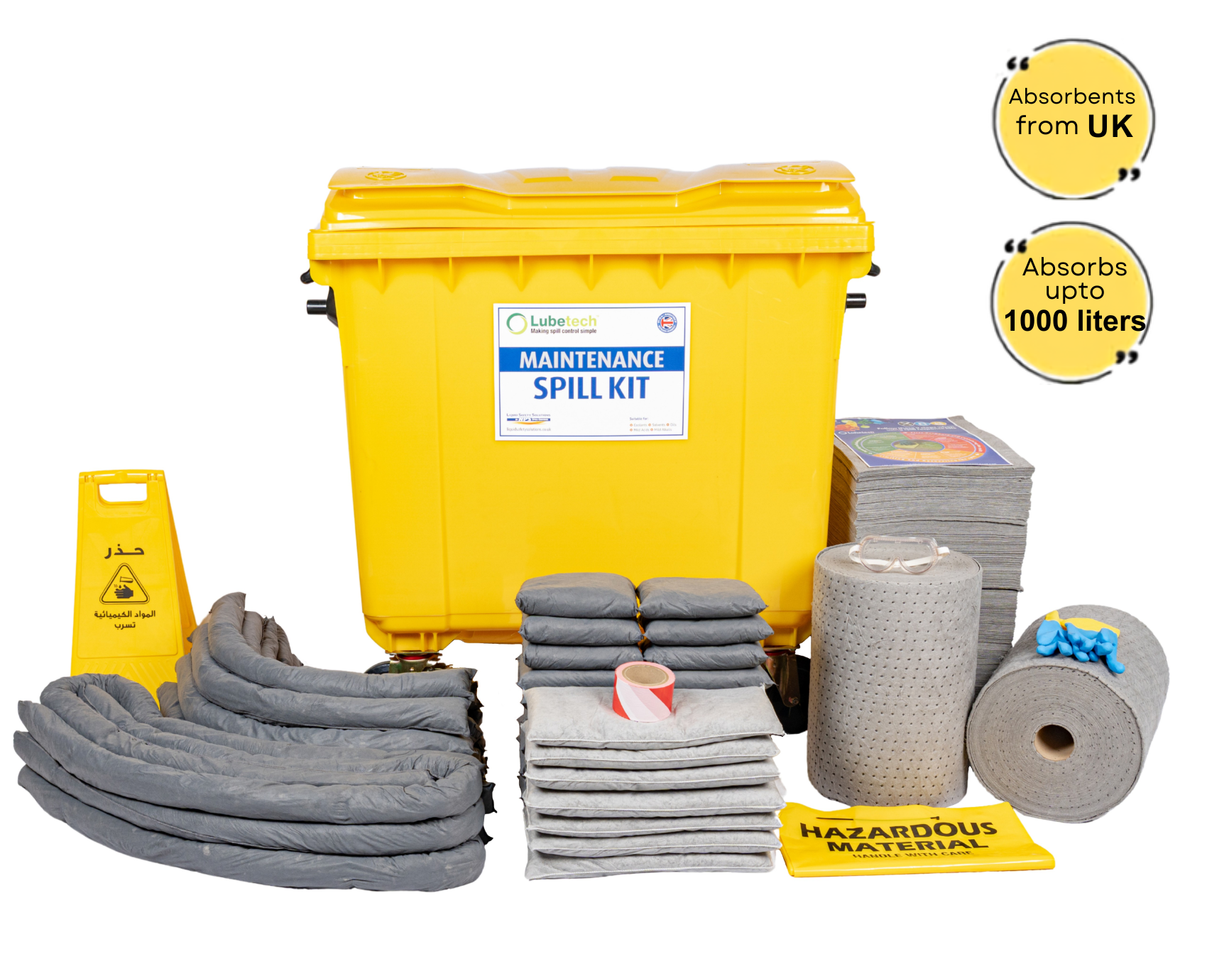 1000liter universal spill kit
